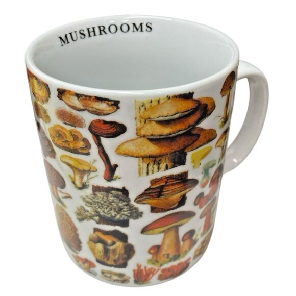 Coffee Cup New York Puzzle Co Variety Type Mushroom Champignons Kitchen Decor - Picture 1 of 11